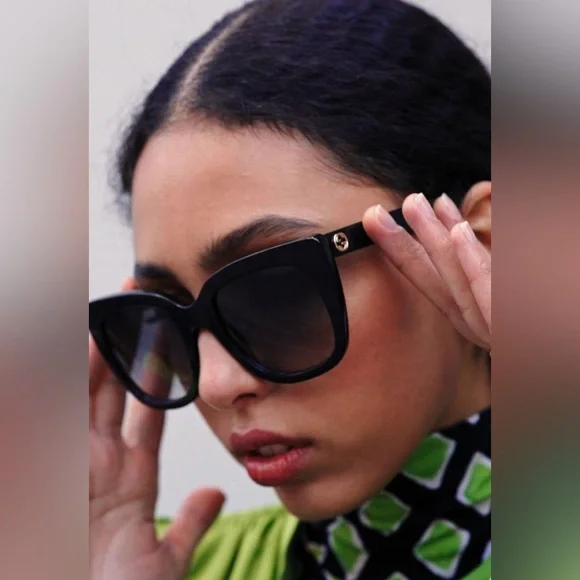 Gucci | Accessories | New Gucci Web Gg63sn Cateye Sunglasses  display picture 3